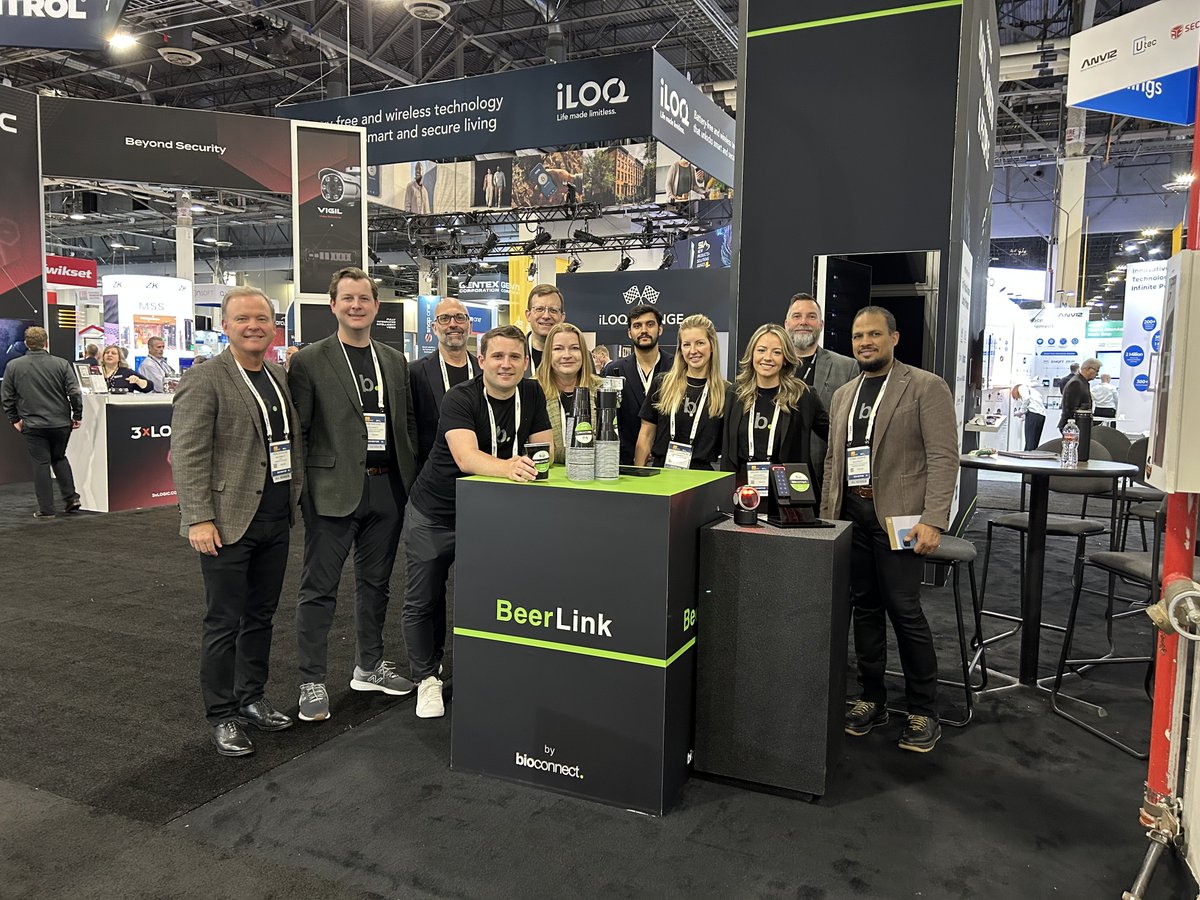 Are you at ISC West this week? Stop by BioConnect Booth 22067 and experience BeerLink with the team! bit.ly/3nmB9e2

#ISCWest