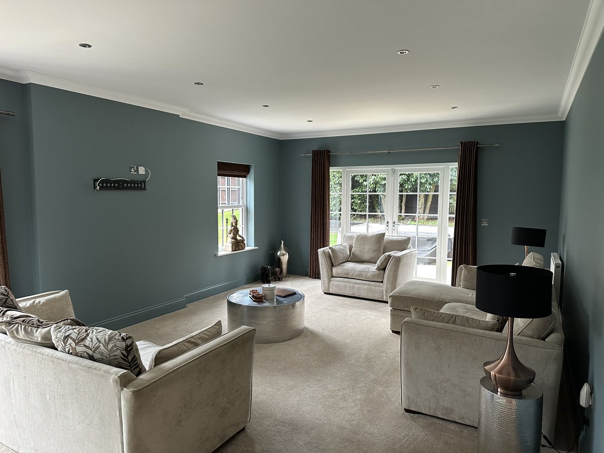 finelinedecor8's tweet photo. Lounge fully spray painted.
Ceiling & Woodwork @FarrowandBall #wevet
Walls #Denimes
#spraypainting #decorating #farrowandball #tesa #spraywithtesa #painteranddecorator #home #decor #homedecor https://t.co/25p1qlNbq0