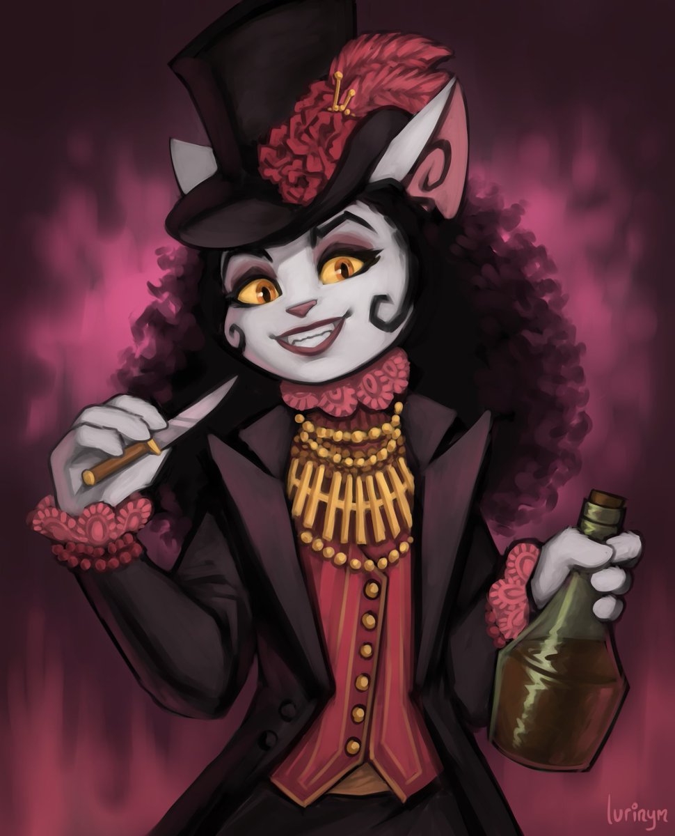 lurinym's tweet photo. some #Lackadaisy fanart to celebrate the release of the animation!! I've been following the comic for over a decade and it's so exciting to see the amazing adaptation ❤️🖤❤️🖤 https://t.co/jWBL9pRtYp