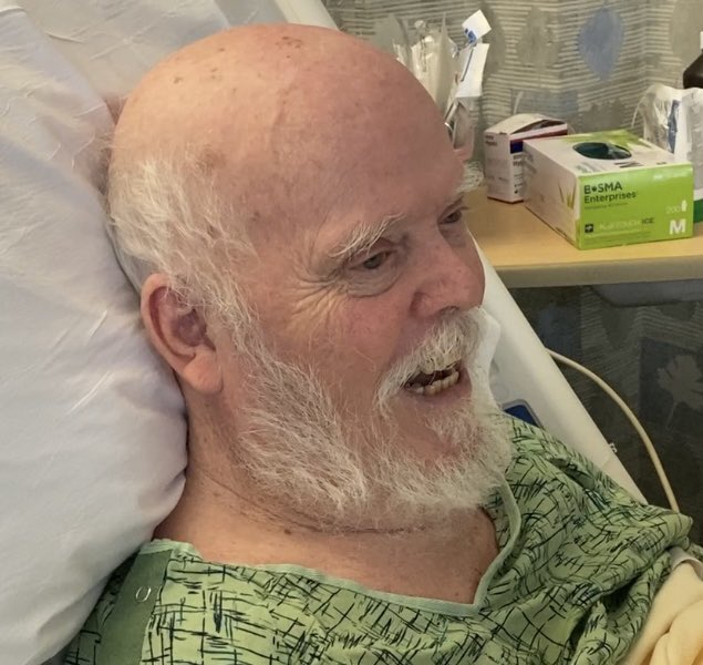 SeanDreyer's tweet photo. Look at the JOY on the face of this Vet with spinal cord injury – playing Mario Kart! 
        "I haven't driven in years!"

He's participating in my new study testing this ADAPTIVE CONTROLLER setup in SCI🕹

@StackUpDotOrg &amp; @art_is_war graciously donated everything, thank you❤️ https://t.co/FmKuBXp4gf