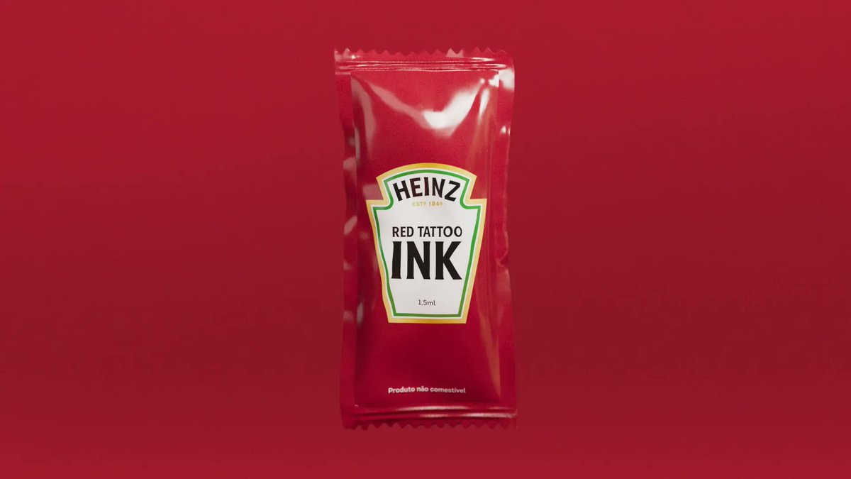 Heinz is developing a tattoo ink the colour of ketchup for official Heinz tattoos > bit.ly/40nJHju