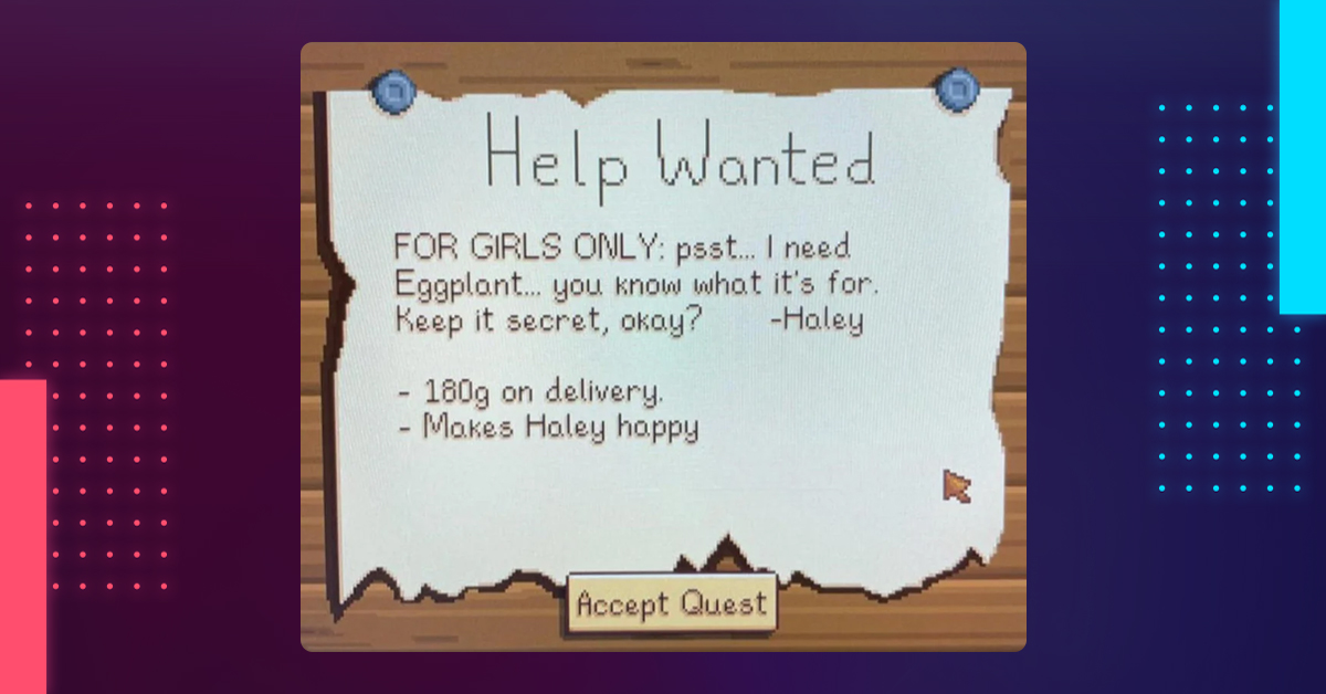 CDKeys on Twitter "Uhhh… what’s going on in Stardew Valley… 🍆"