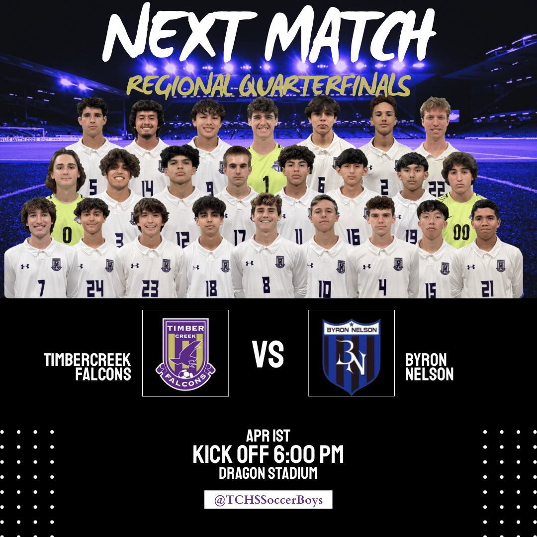 Timber Creek HS Boys Soccer (@tchssoccerboys) on Twitter photo 