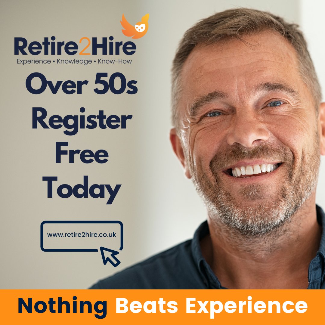 Retire2H's tweet image. Retire2Hire is the perfect platform to demonstrate your expertise and knowledge. 👍Sign up today for FREE - Retire2Hire is ready to put your years of experience to work! 🆓 ☎️ 0330 133 4800 🌐 retire2hire.co.uk #skills4hire #supportlocal #onlinecommunity #retire2hire