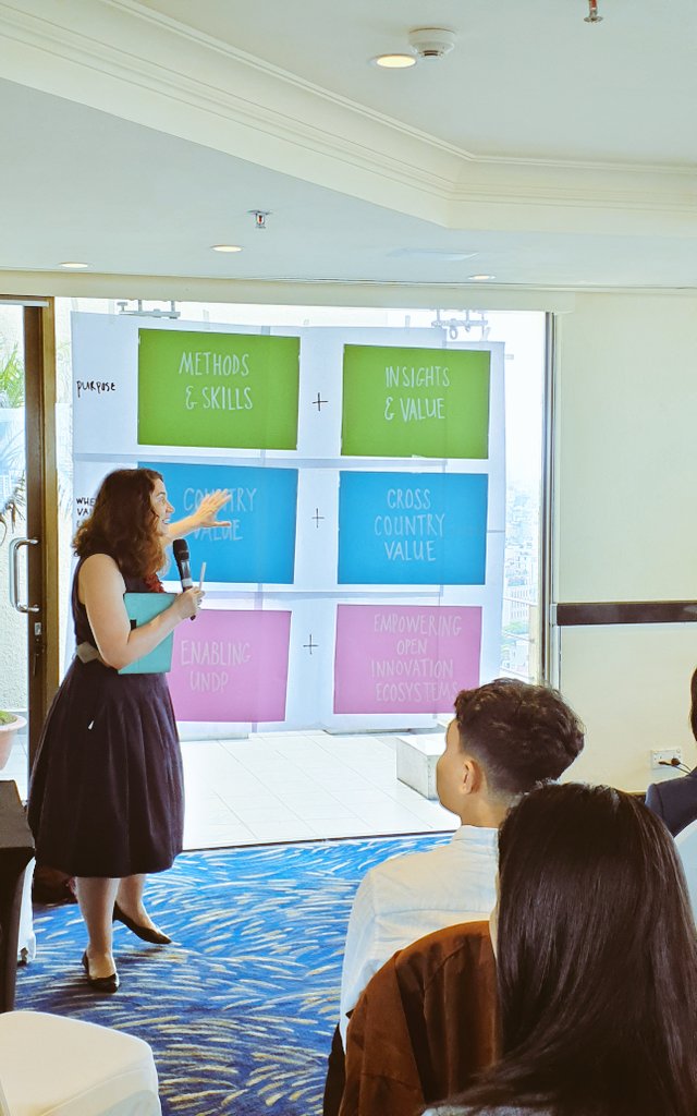 KaisarinaS's tweet photo. Working to revolutionize the @UNDPAccLabs approach in the innovation space recognizing its value creation through networked capabilities, acceleration campaigns & #SDG innovation commons to remain effective in driving positive change and #buildingforwardbetter. https://t.co/JxKj4pgYc4