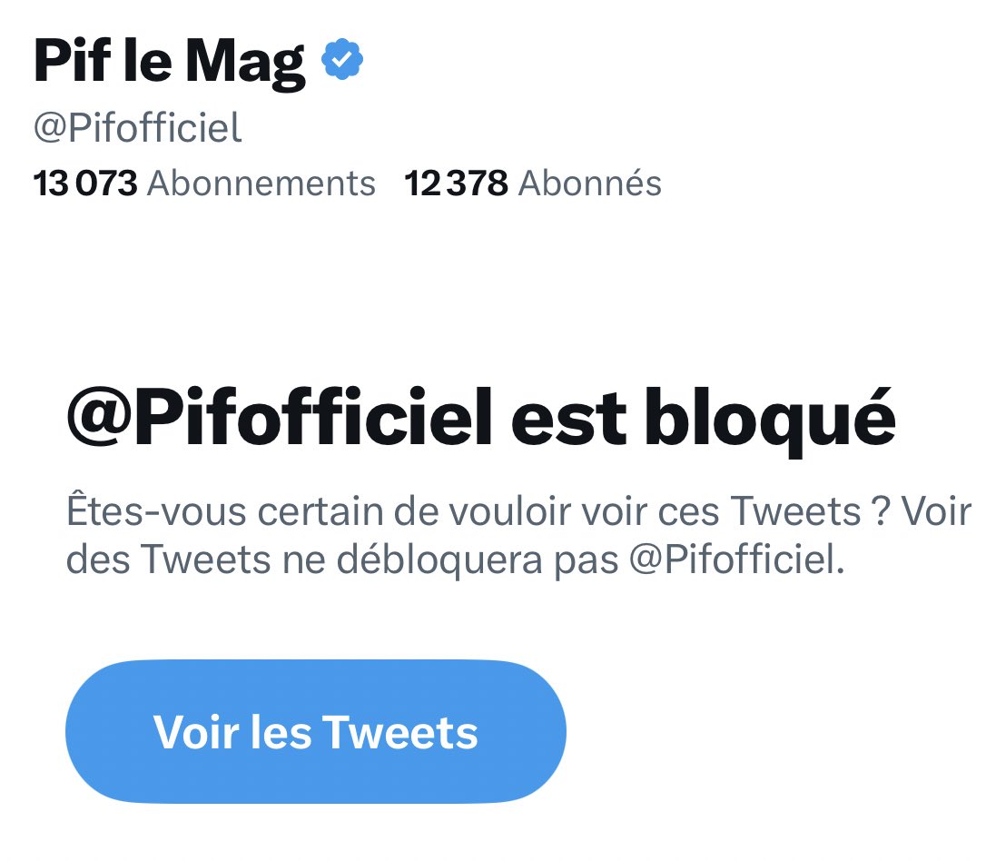 bembelly's tweet photo. ◾️Bloquer @Pifofficiel pour stopper la propagande macroniste, #Cfait. À vous! https://t.co/hWV9DNH1BA