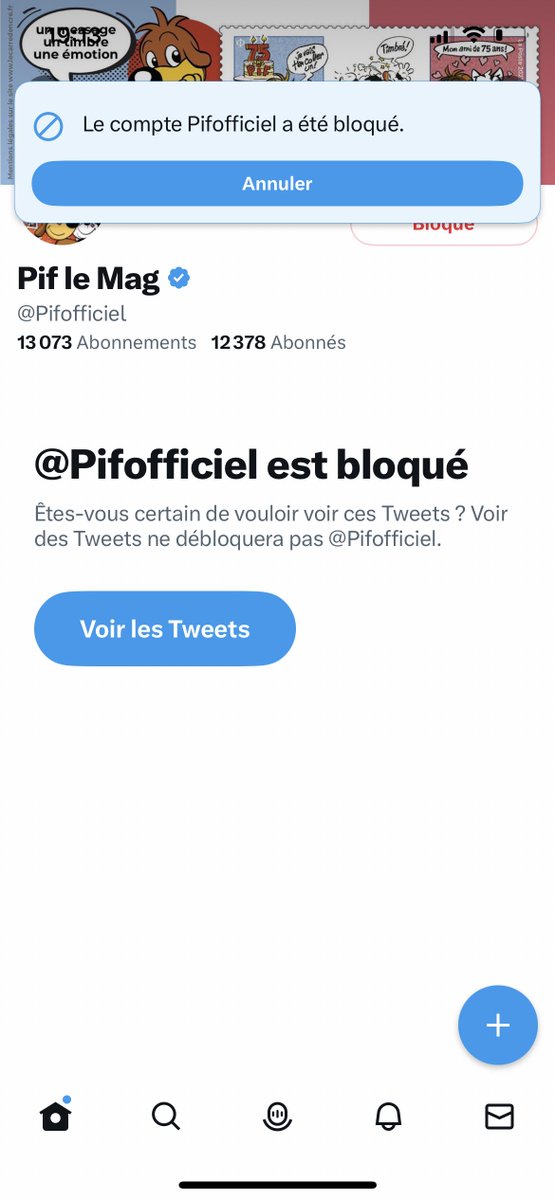 bembelly's tweet photo. ◾️Bloquer @Pifofficiel pour stopper la propagande macroniste, #Cfait. À vous! https://t.co/hWV9DNH1BA