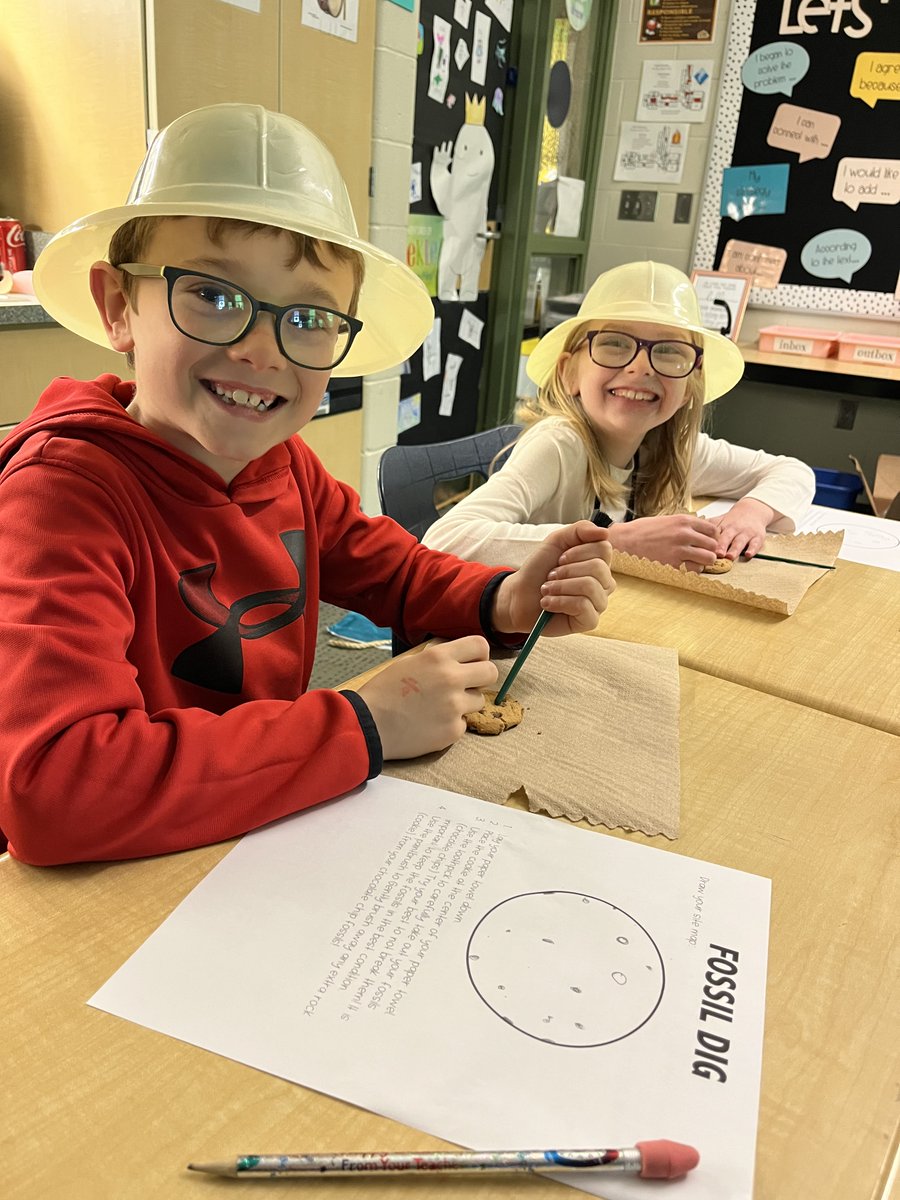 zeelandschools's tweet photo. 3rd grade students at Adams took reading review to a prehistoric level by incorporating the study of dinosaurs into their lesson. Students practiced their informational standards & skills by combining some exploration of dinosaur scat and other fossils. #ZPSLearningforLife https://t.co/Zxiq0ZubpJ