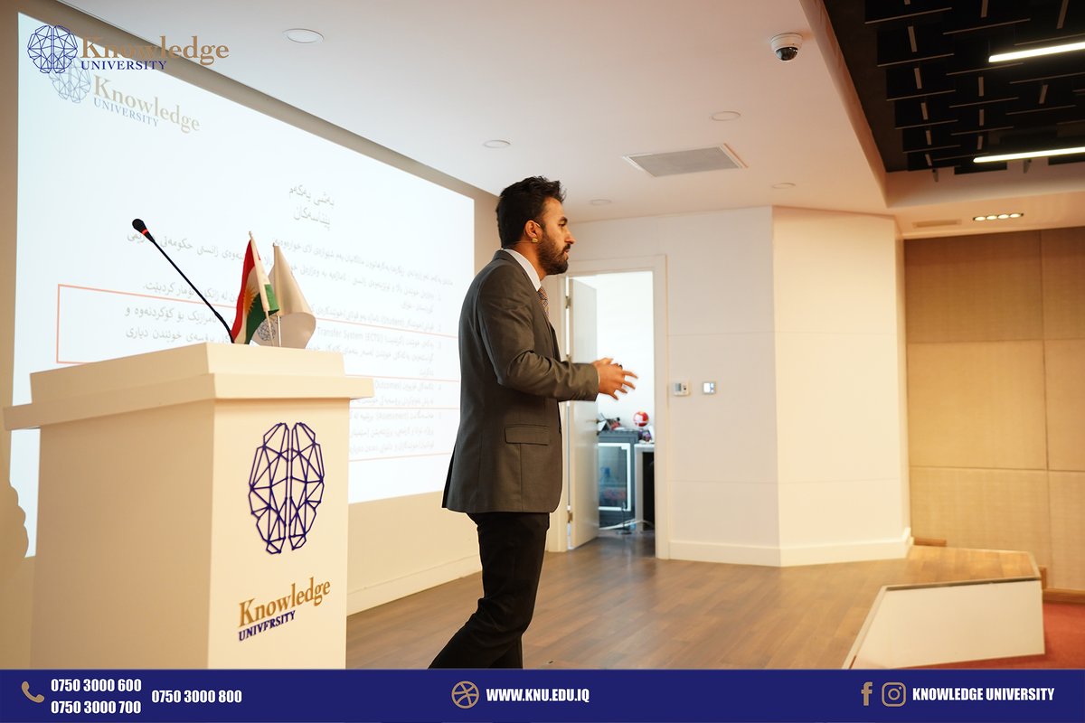 KnowledgeUniv's tweet photo. كوردی/ عربی/ English 
ئه‌مڕۆ چوار شه‌ممه‌ به‌رواری 29\3\2023، ستافی به‌ڕێوه‌بردن و ئه‌كادیمی زانكۆی نۆلج ئاشنابوون به‌ كۆتا ڕێنماییه‌كانی وه‌زاره‌تی خوێندنی باڵا و توێژینه‌وه‌ی زانستی له‌باره‌ی شێوازه‌كانی جێبه‌جێكردنی پێواژووی (بۆڵۆنیا پرۆسێس). https://t.co/eHBDTvYXty