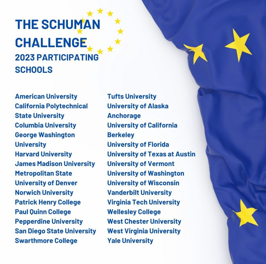 Best of luck to the @UWJSIS team participating in the @EUintheUS #SchumanChallenge!