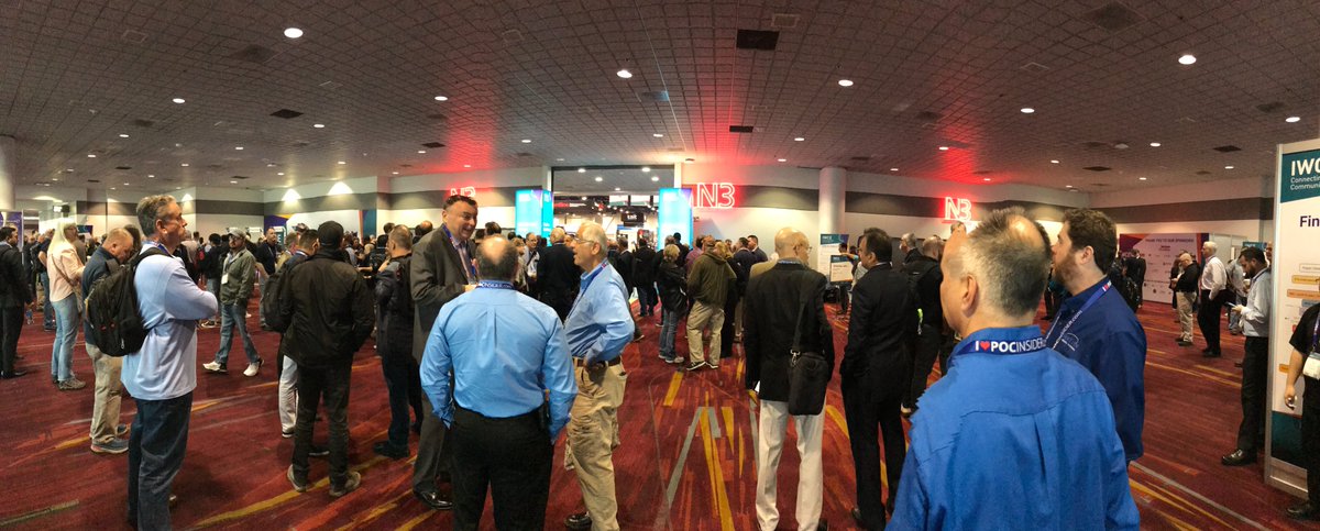 #IWCE23 attendees waiting for the Expo Hall to open!