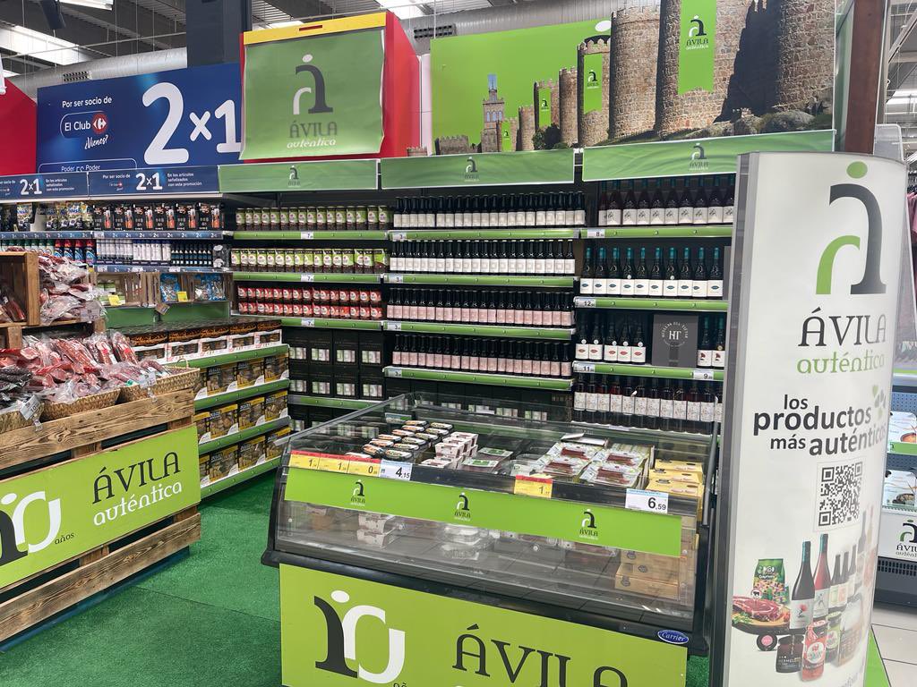 Avilaautentica1's tweet photo. ¿¡LO ESCUCHAS!? ¿¡LO SIENTES!? 👀

La familia más auténtica está en @CarrefourES de Ávila (@ccelbulevar). Acércate, echa un vistazo y disfruta de los mejores productos abulenses 💚

Estos son los productos que encontrarás allí 👉🏻 #Golydul, @CarneAvilaIGP, @CaracolesGredos, #CárnicasRoal, @solesdegredos, @QueseriasTietar, @Santa_Teresa, @HigodeGredos, @porkyavila, #Bodega10Delirios, @BHuellasTietar y @TierraVettona