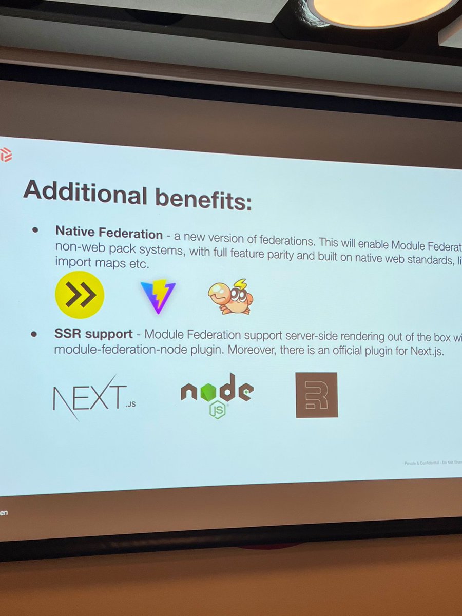 ValorSoft's tweet image. Listening to @sasha_khivrych from @BeameryHQ_Eng talk about #ModuleFederation and see a @rspack_dev shout out.