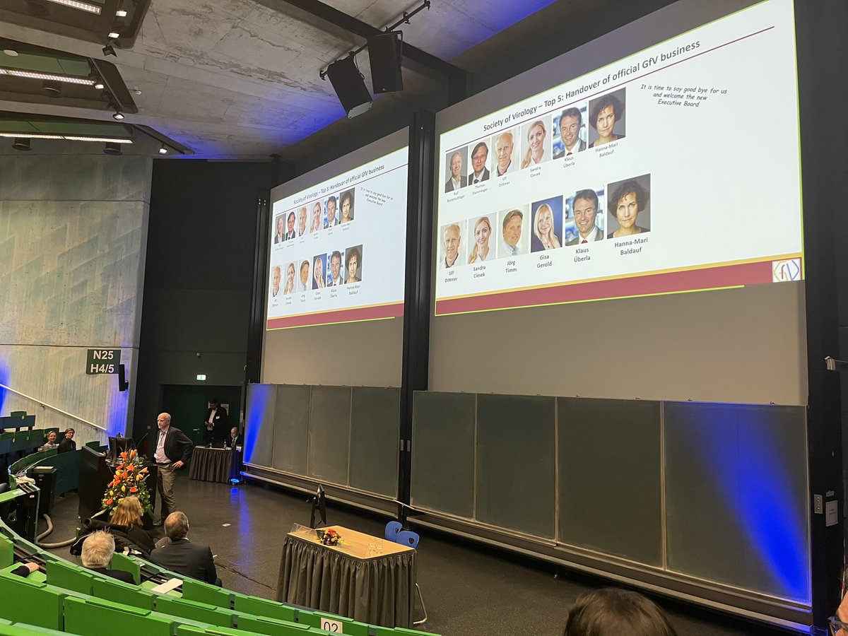GesVirologie's tweet photo. We have a new executive board, headed by our new president Ulf Dittmer! Congratulations to all of you!
@CiesekSandra, Jörg Timm, @GeroldLab, @KUberla and for the #jGfV @Baldauf_Lab!

1/2 https://t.co/28ZOh5SJVt