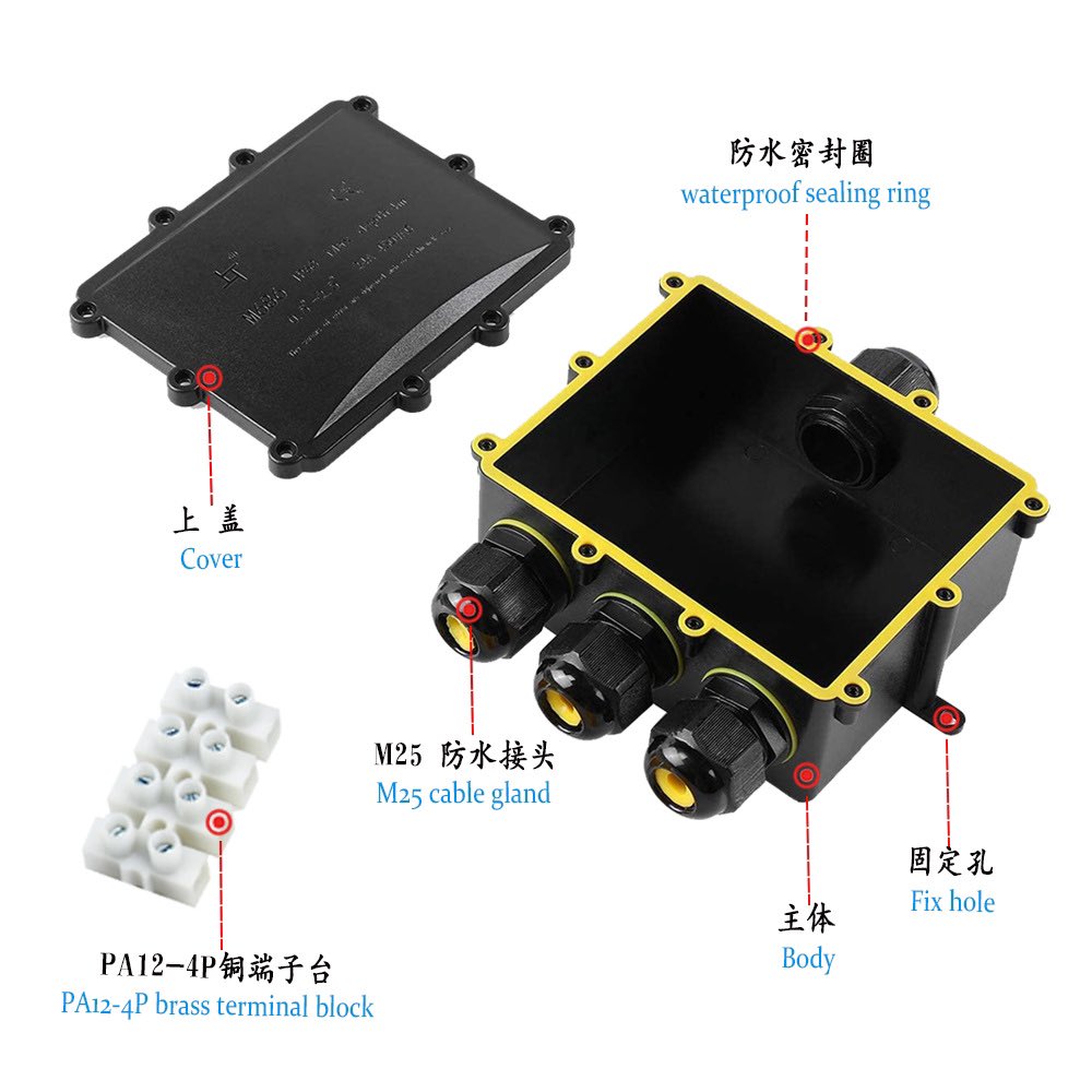 hireyele's tweet image. Types of IP68 electrical outdoor waterproof junction box 2way 3way 4way 5way 6way SAA KEMA ENEC CE ROHS Approved for garden lighting outdoor lighting underground applications ….. WhatsApp: 0086 13968779429 for  offer if any interests …. #outdoorlights #gardenlights #gardenlight