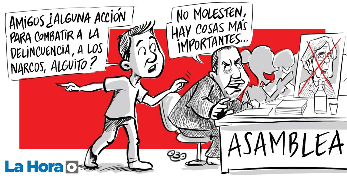 lahoraecuador's tweet photo. Desde las prioridades de la Asamblea 👀 reporta hoy La Hora en la #caricatura del día. https://t.co/cUJVlAANBG