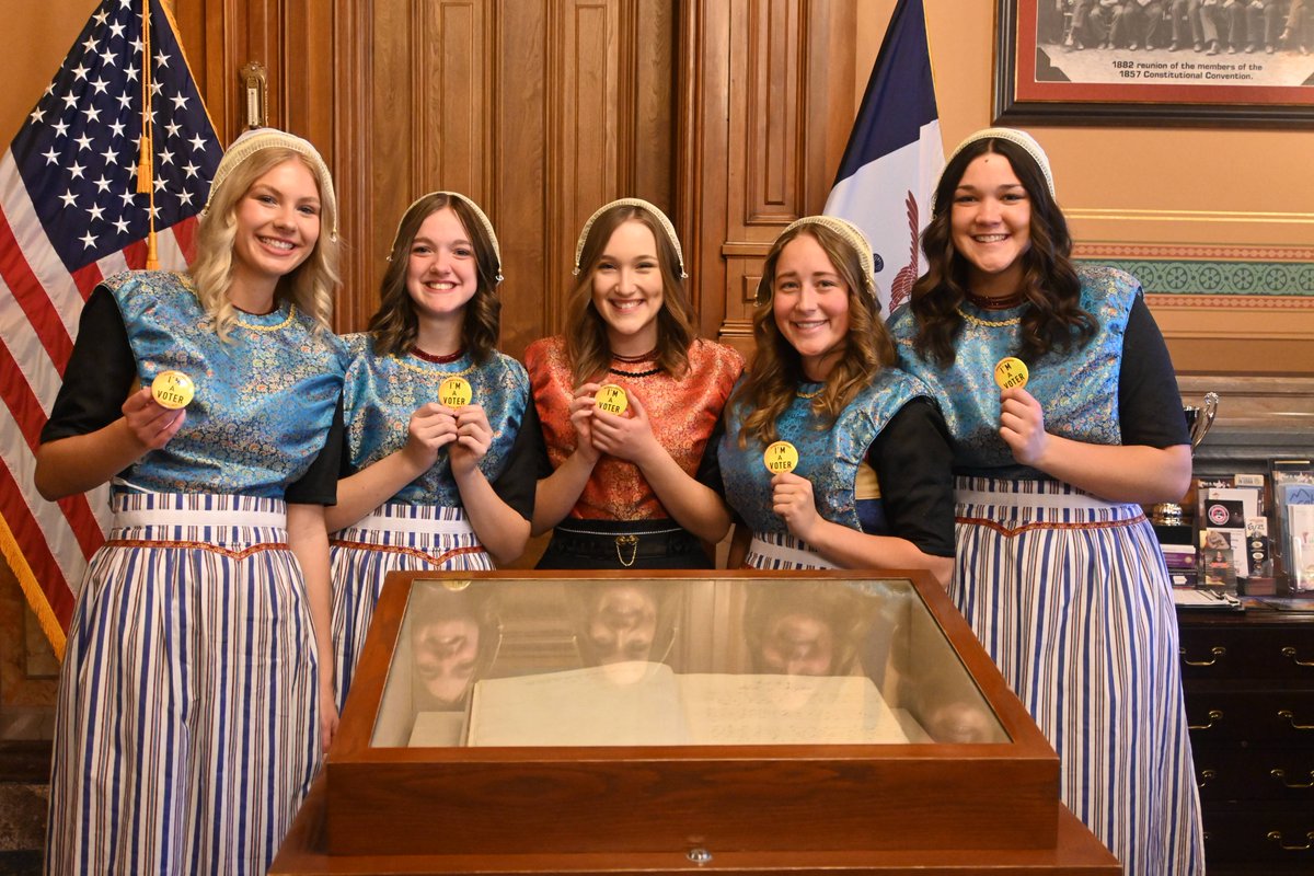 Iowa Secretary of State Paul Pate on Twitter "We had Tulip Royalty in