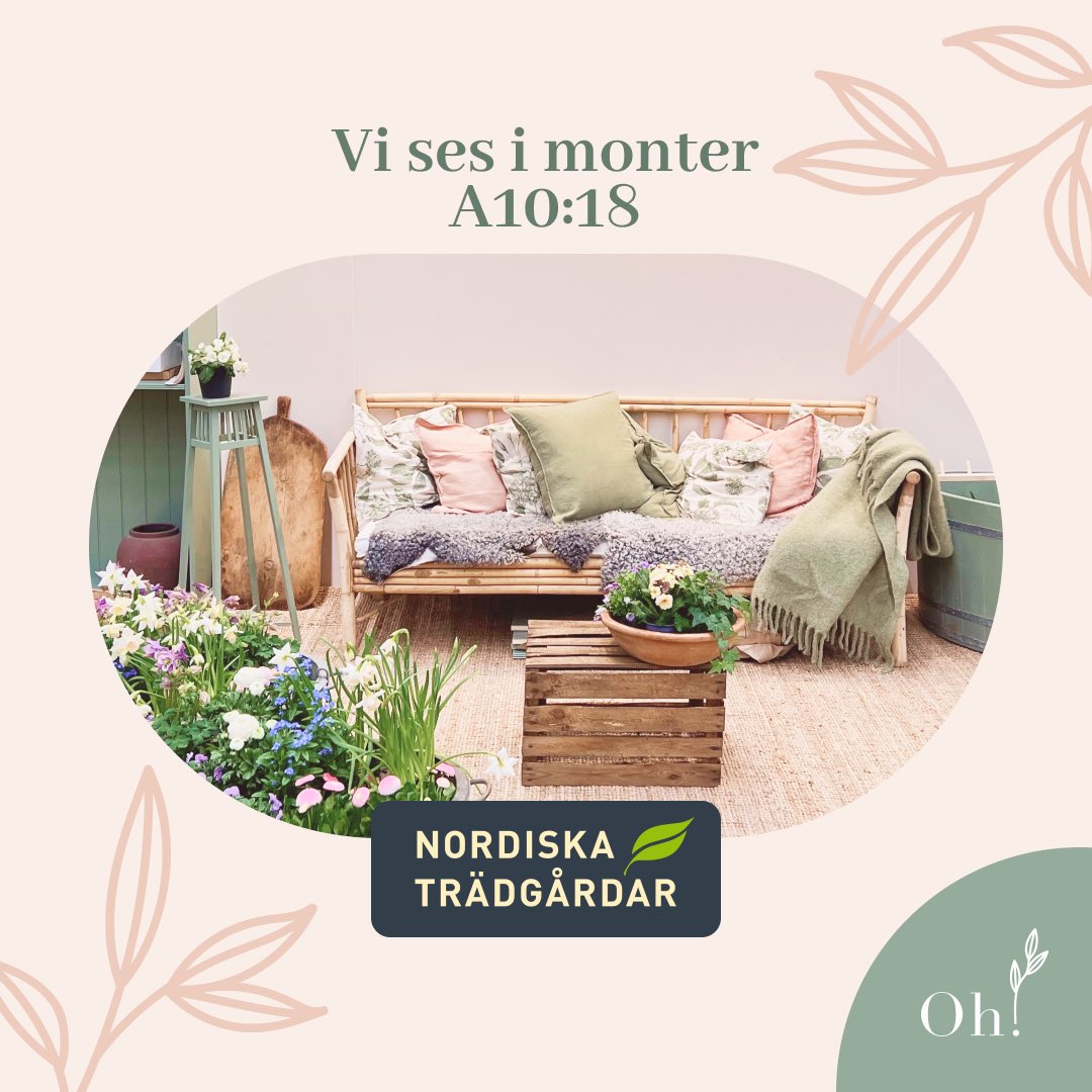 Ses vi på trädgårdsmässan? Ni hittar oss i vår interaktiva monter A10:18 🌱
#odlingstwitter #trädgård #odling