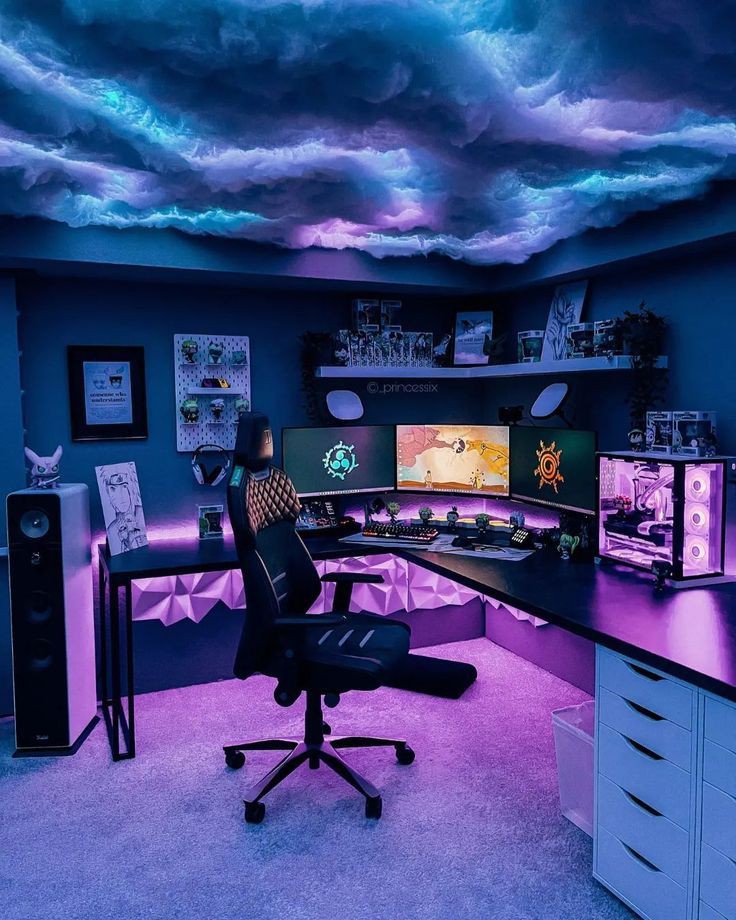 coekisss's tweet photo. Ide Set Up Gaming Room Aesthetic Low Budget !!

--A THREAD-- https://t.co/jbLyL1zNVK