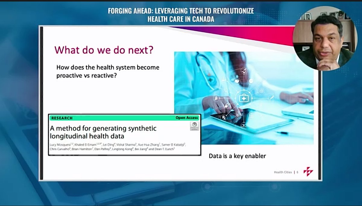 Thank you @CityAge & @Communitech for highlighting Canada's opportunity to use tech to improve health care systems & for including @HealthCities in this conversation. Through collaboration, innovative thinking & leveraging our strengths, we can drive the health care revolution.