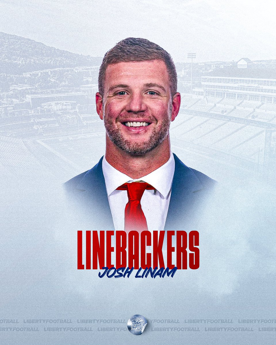 LibertyFootball's tweet photo. Flames Nation please welcome @CoachLinam to the Mountain! 🔥 #RiseWithUs https://t.co/PrMR1juK6B