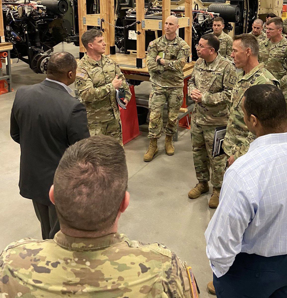 Here at WMTD, we enjoy visits. Today we had the honor of hosting for 3 ID. #GoOrdnance @SCoE_CASCOM @ChiefofOrdnance @USAODCorps @59thOrdnanceBDE