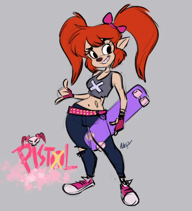 She gets into fights 