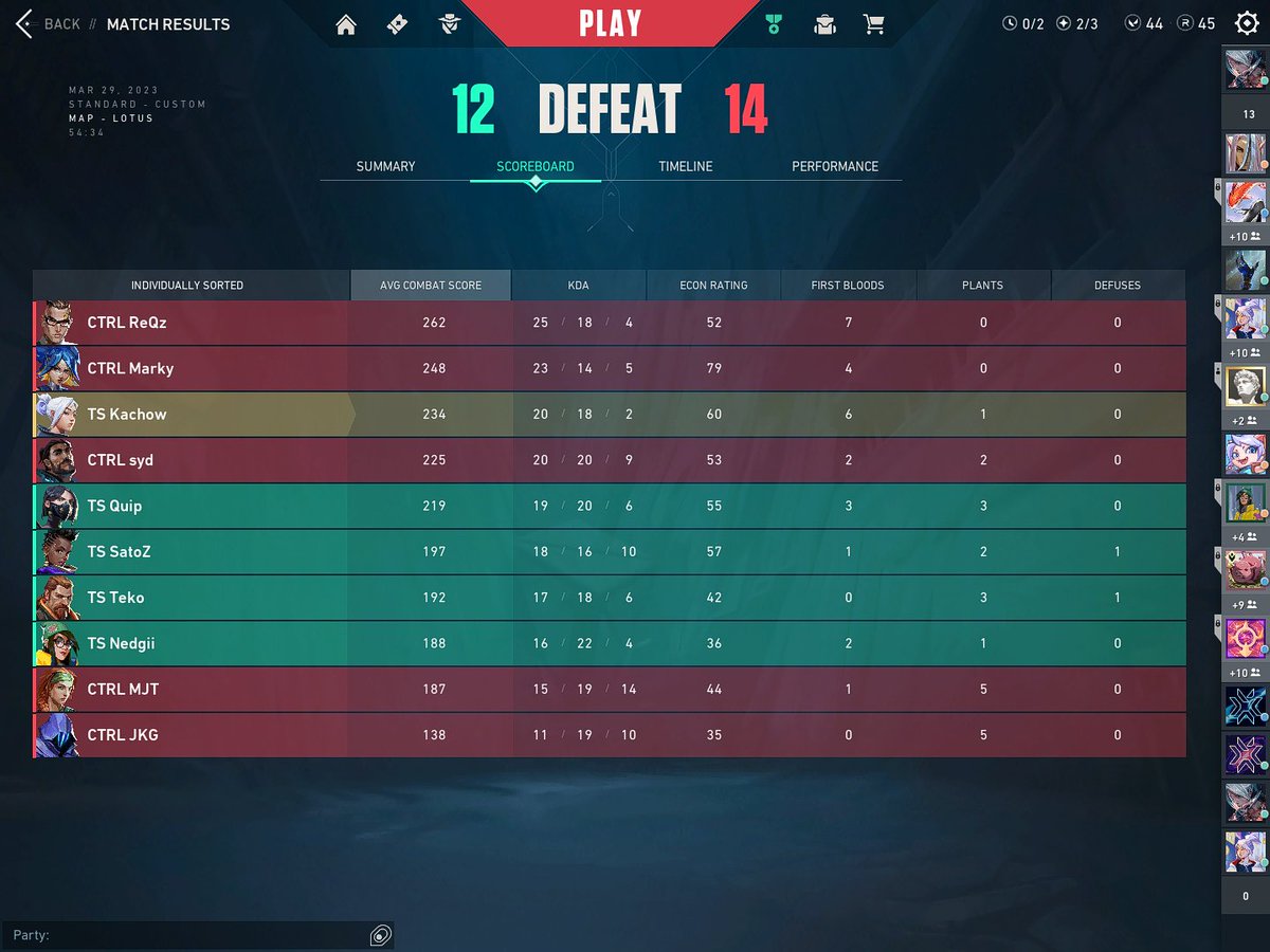 TeamSOUPVAL's tweet photo. First game of 4 we lose 12-14 to @TheCTRLEsports https://t.co/51Y7Qve6MS
