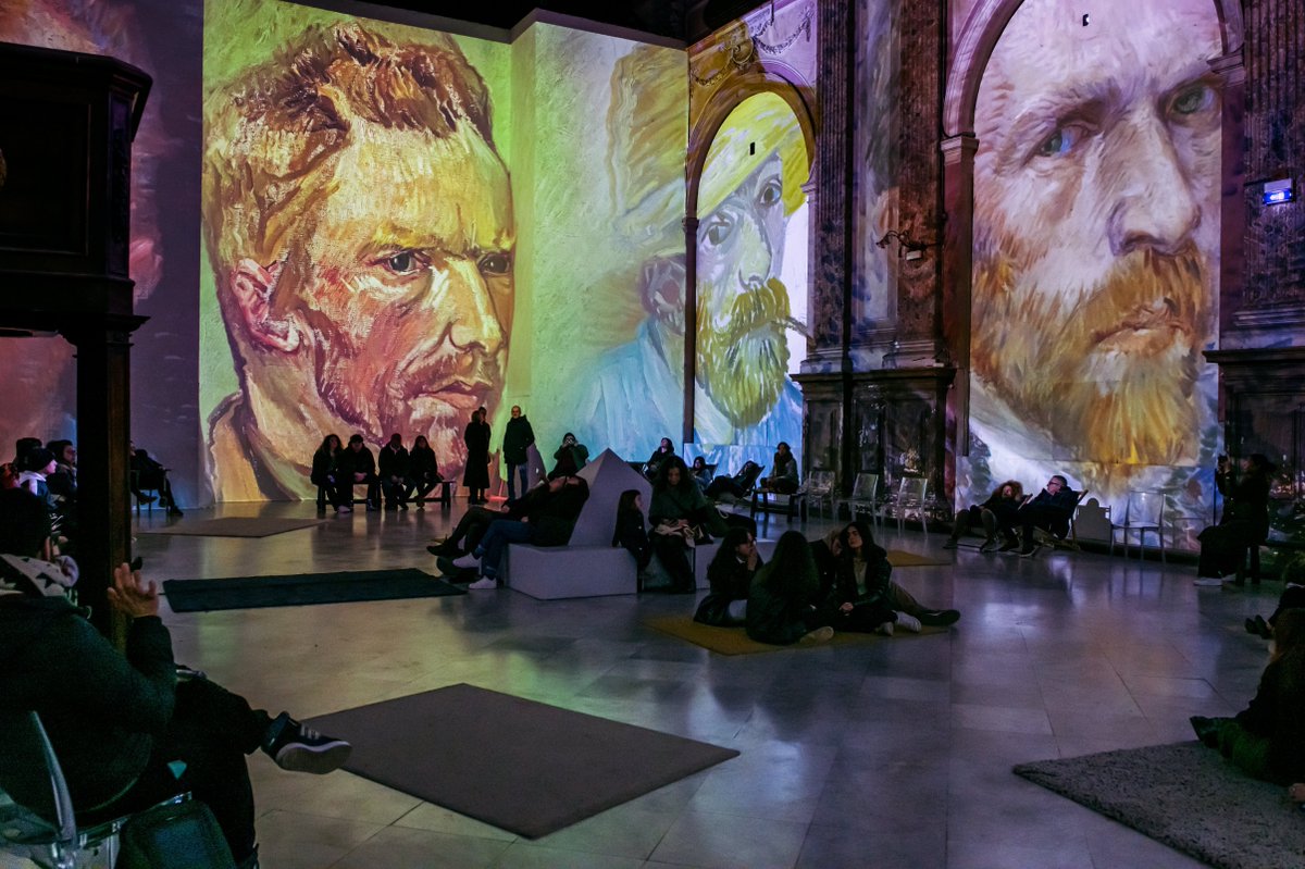 VanGoghExp's tweet photo. Tuffati in un viaggio a 360º con Van Gogh: L'esperienza Immersiva ✨ Biglietti: https://t.co/k7pxvtlJtE https://t.co/tzvuedqrEs