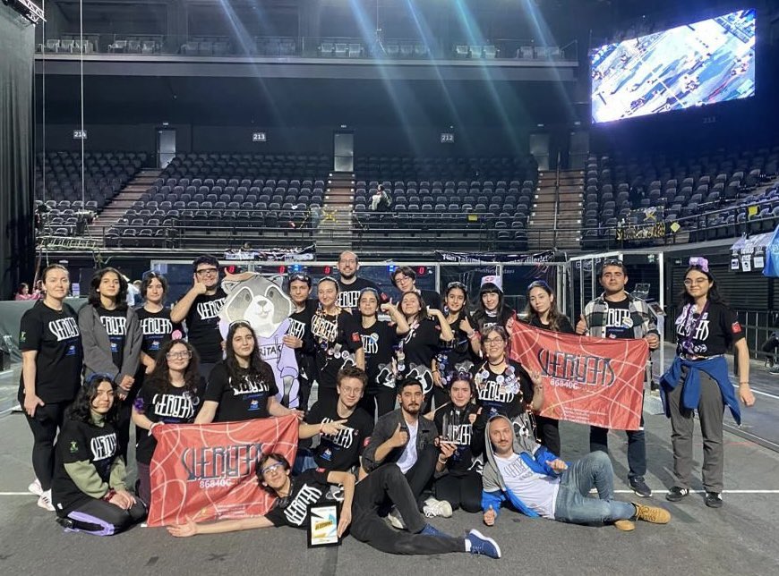 GURURLUYUZ👏
Ankara Çayyolu Kampüsü #9093 Veritas Robotics Takımımız FRC Bosphorus Regional Turnuvası’nda ROOKIE ALL STAR ödülünün sahibi oldu. Takımımızı gönülden tebrik ederiz. 🏆