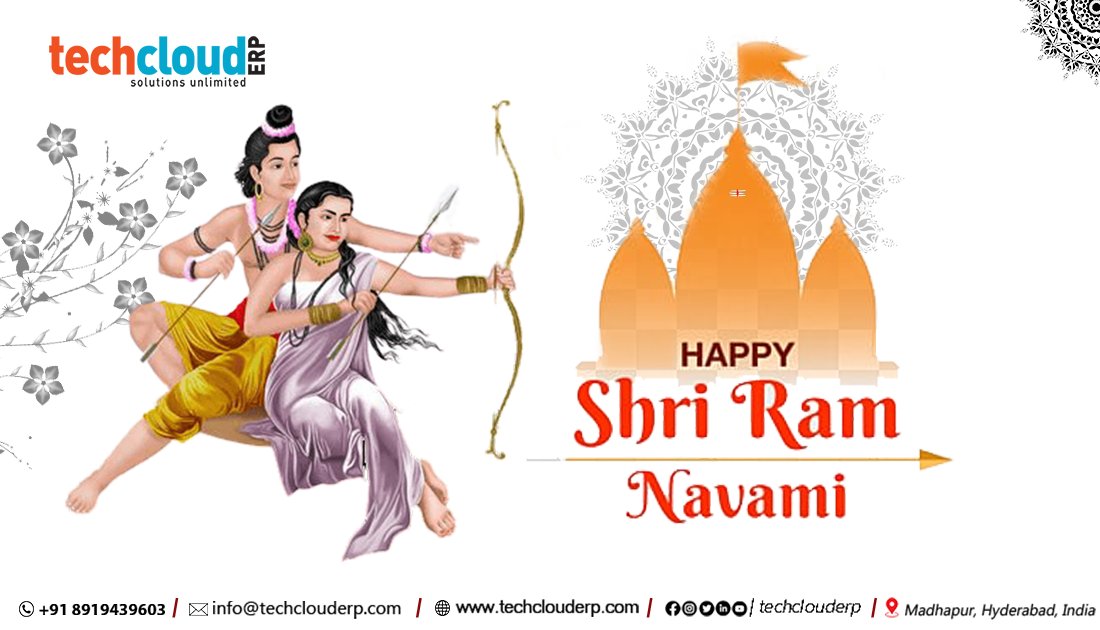 TechCloudERP's tweet photo. May the divine grace of Lord Rama always be with you. Wish you a very happy and prosperous Rama Navami.

#Ramnavami #RamnavamiSpecial #HappyRamnavami #Ramnavamifestival #Ramnavami2023 #HappyRamnavmi #Ramnavamiutsav #TechCloudERPCelebrating #SriRamaNavami  #CloudBasedERPSoftware https://t.co/7LjIrS5f4t