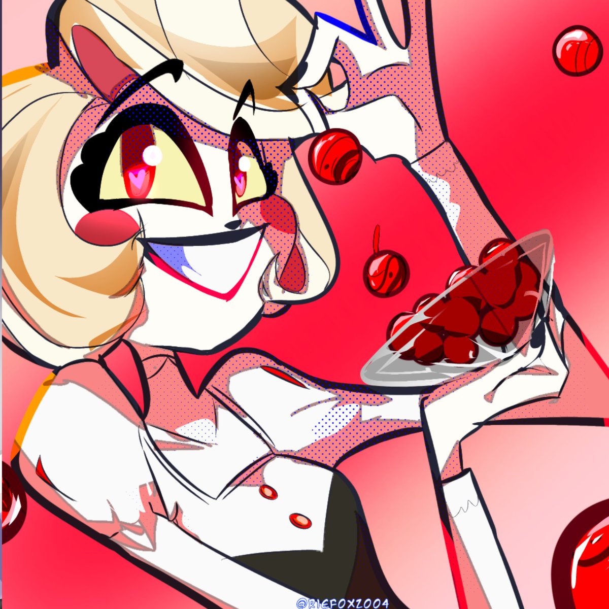 riefox2004's tweet photo. Pop charlie

#HazbinHotel #HazbinHotelfanart #hazbinhotelvaggie #HazbinHotelCharile #HazbinHotelAlastor https://t.co/bR42IXkFnL