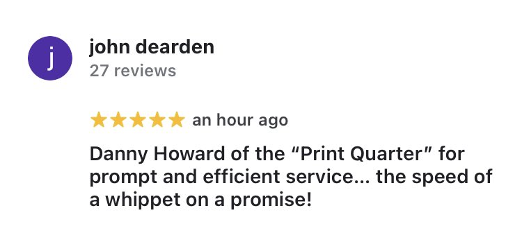 When you receive an original Google review 😀