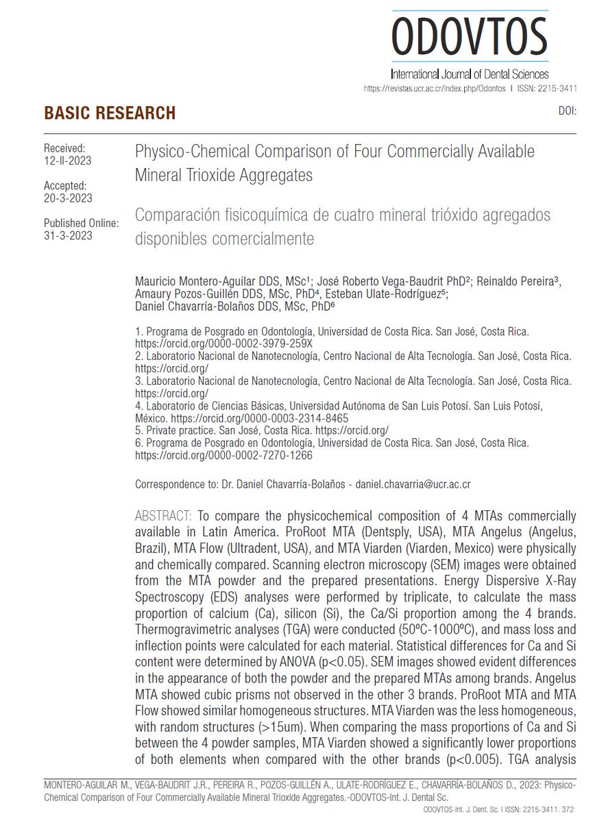 Robvegabaudrit's tweet photo. Reciente publicación de colaboración entre la UCR y el LANOTEC CENAT de Costa Rica y la Universidad Autónoma de San Luis Potosí, México.
FI 0.13, Q4 de SCIMAGO.
#Lanotec #cenat #biotecnología #Nanotecnología https://t.co/1vMfUkS6z1