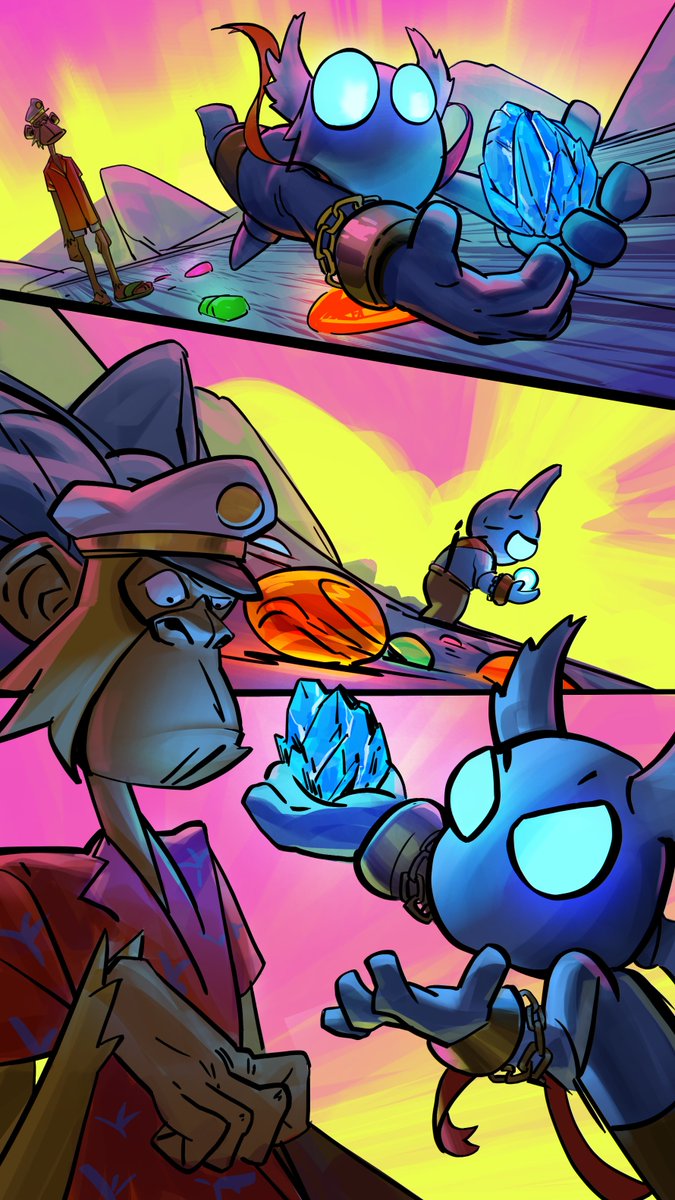 OthersideMeta's tweet photo. Blue’s so on about the rocks and ghost-looking things, you kinda have to at least pretend to give a shit, right? https://t.co/skIUOIVR7V