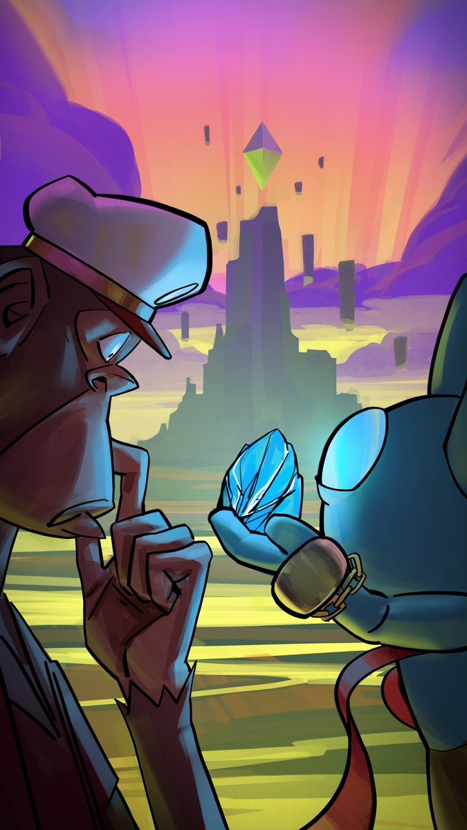 Blue’s so on about the rocks and ghost-looking things, you kinda have to at least pretend to give a shit, right?