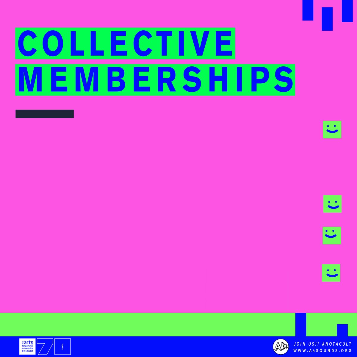 a4sounds's tweet photo. Can't afford a studio right now but would like to be part of an arts community?

We also have a collective membership type for €20 per month.

This membership gives you access to our artist community and professional development supports.

Info : https://t.co/byTYxIw7S1 https://t.co/W9qnXTH8ZE