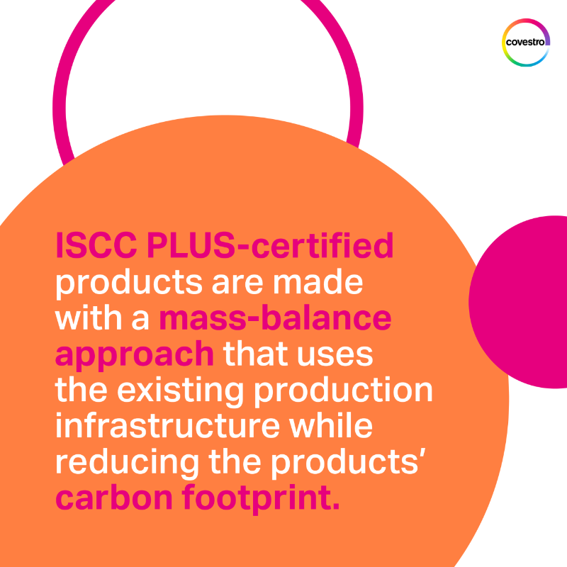 CovestroUS's tweet photo. What exactly does it mean to be ISCC PLUS-certified?

@ISCCSystem’s mission is to promote the transition to a #circulareconomy. By earning this certification, @CovestroBaytown is significantly expanding its sustainable product portfolio.

Learn more ⬇️ #FullyCircular