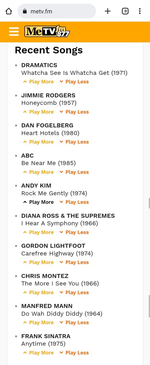 It's good hearing The #Dramatics singing #WhatchaSeeIsWhatchaGet on 87.7FM @MeTVFM. I have a cassette tape of their songs around here somewhere. Offhand, I can only think of their song #InTheRain but I know they had other songs I liked. I would listen to the whole tape.