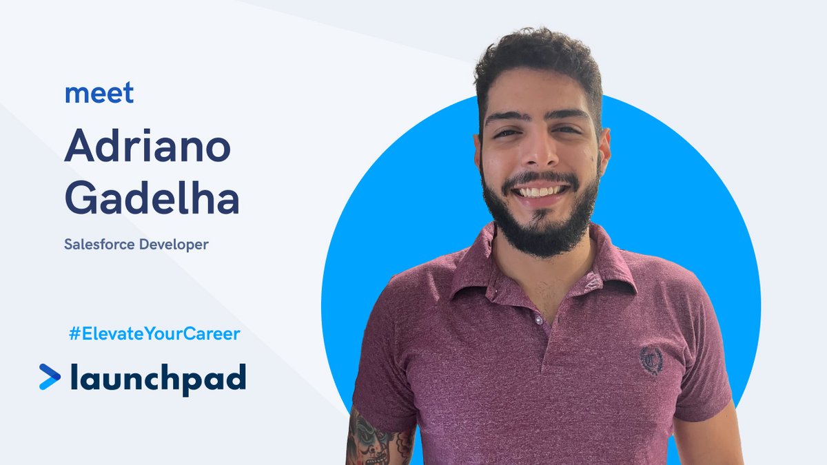 Last week we met Adriano, a SalesForce Developer at Launchpad.

Are you ready to elevate your career? We want to hear your story!

Check out the position we are hiring for here:ow.ly/gApr50Ni9vJ

#Launchpad #RemoteWork #Hiring #ElevateYourCareer #Jobs #NewJob