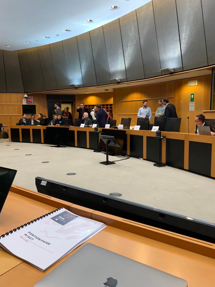 Mehdi Triki (@mehditriki00) on Twitter photo 24h d'AI Act à Bruxelles avec <a href="/brandobenifei/">Brando Benifei</a>, <a href="/DeirdreCluneMEP/">Deirdre Clune</a> et <a href="/IoanDragosT/">Dragoș Tudorache</a> ! 🇪🇺
L'occasion pour le <a href="/HubFranceIA/">Hub France IA</a>, <a href="/ki_verband/">KI Bundesverband</a>, <a href="/CroAI_org/">CroAI</a> et <a href="/ai_austria/">AI Austria</a> de remettre son position paper et de discuter avec les co-rapporteurs du texte.
Merci à <a href="/FRdigitale/">France Digitale</a> et <a href="/HidalgoAgata/">Agata C. Hidalgo</a> ! 24h d'AI Act à Bruxelles avec <a href="/brandobenifei/">Brando Benifei</a>, <a href="/DeirdreCluneMEP/">Deirdre Clune</a> et <a href="/IoanDragosT/">Dragoș Tudorache</a> ! 🇪🇺
L'occasion pour le <a href="/HubFranceIA/">Hub France IA</a>, <a href="/ki_verband/">KI Bundesverband</a>, <a href="/CroAI_org/">CroAI</a> et <a href="/ai_austria/">AI Austria</a> de remettre son position paper et de discuter avec les co-rapporteurs du texte.
Merci à <a href="/FRdigitale/">France Digitale</a> et <a href="/HidalgoAgata/">Agata C. Hidalgo</a> !