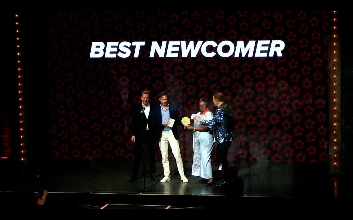 Emata_UG's tweet photo. WE WON! 🥳🎊🎈Emata was just named BEST NEWCOMER (in the world) at @Startup_Awards!

Thank you to the Ugandan Ambassador to Denmark who was also there supporting us.

This is amazing! https://t.co/f01erJHVtZ