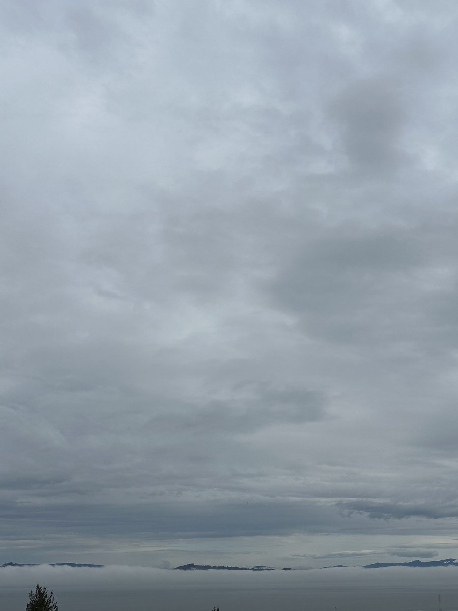 Washington state’s coast range appears to float