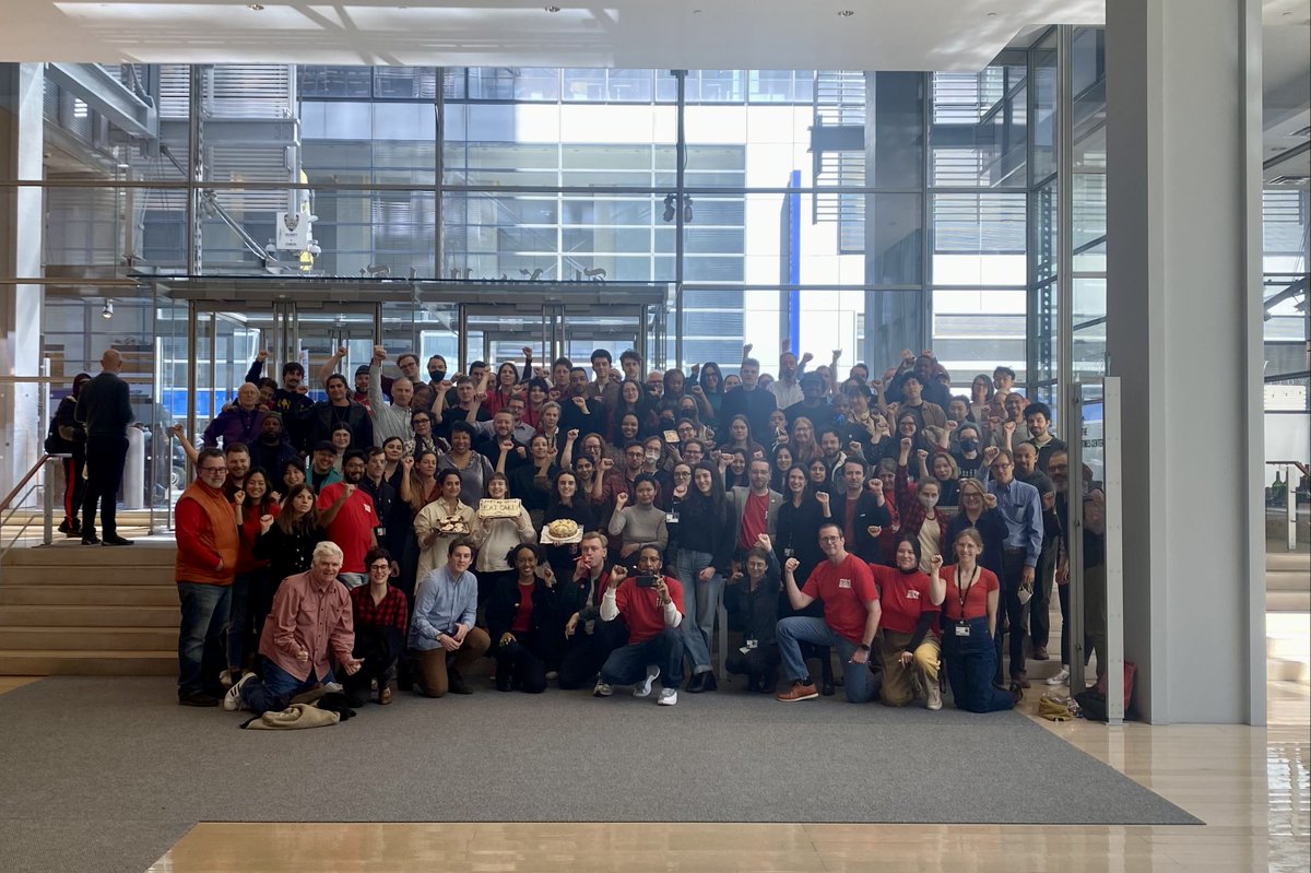Proud to stand with my <a href="/NYTimesGuild/">NYTimesGuild</a> colleagues today. Two years without a contract is too long.
