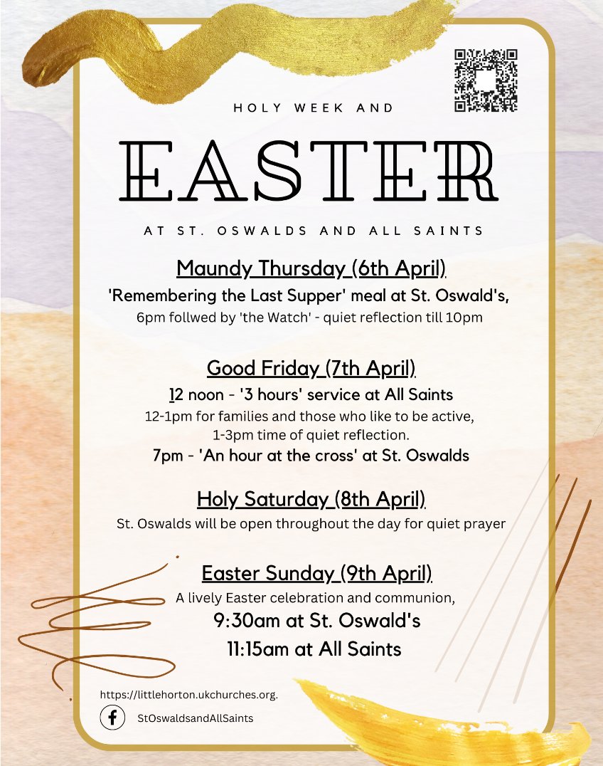 Blessed is He who comes in the name of the Lord. - mailchi.mp/a7a2d08ac3ce/b… Sunday Special this week, see you at St. Oswald's at 10:30.