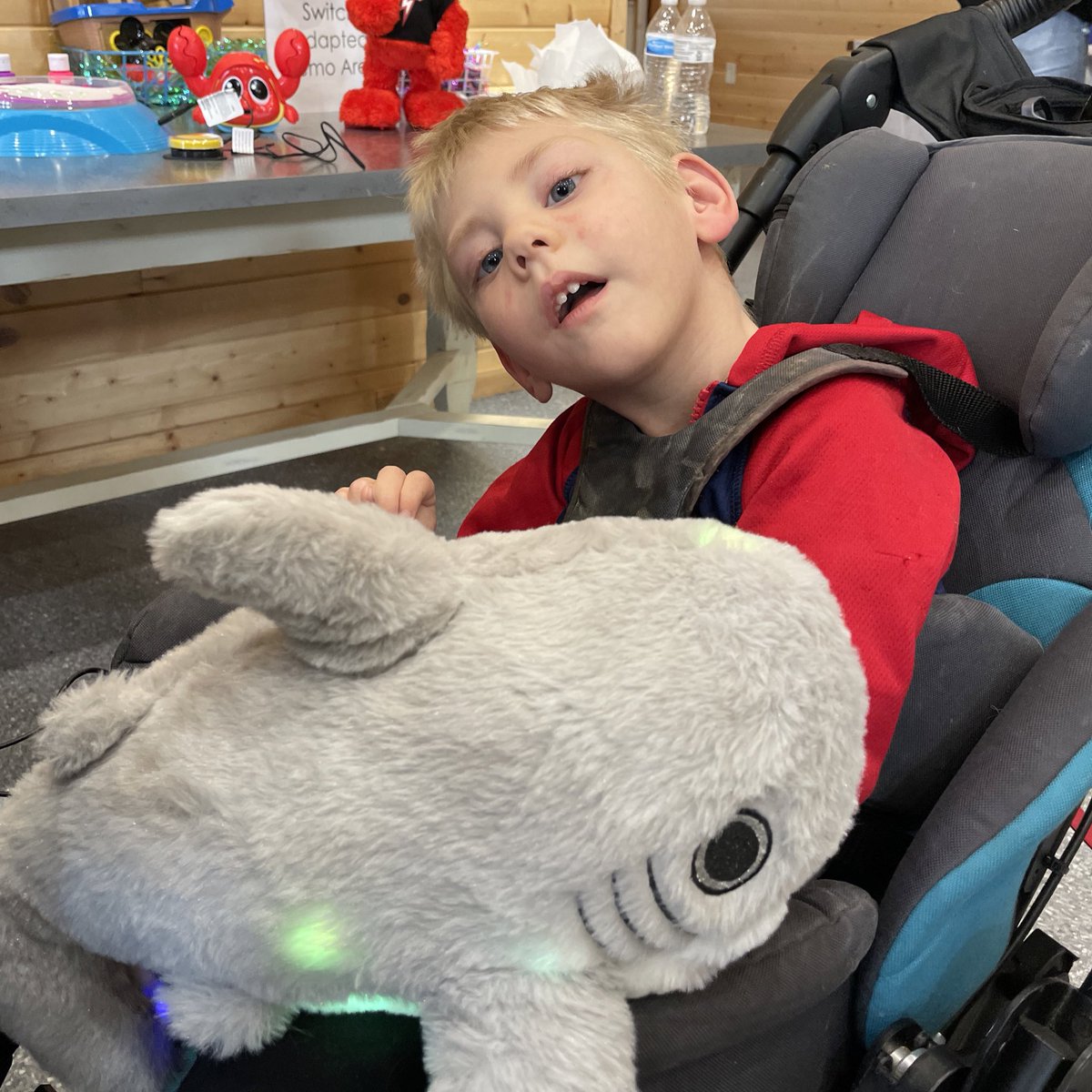 HamiltonCoESC's tweet image. These switch adapted toys can be bought brand new for $100+(🤯). Our staff can turn any switch toy into an adapted toy for less than $0.70 (🥳). Thanks to @synchrony for donating 80 brand new toys for us to adapt together! Twins S &amp;amp; R are thrilled to play w/ toys made for them!