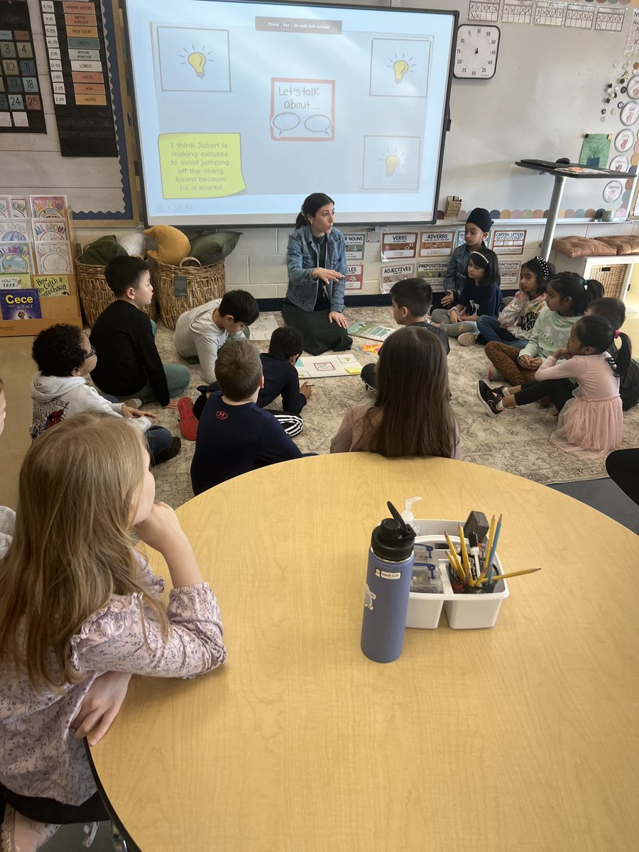 📖📚Thank you <a href="/MahwahK5Coaches/">Mahwah K-5 Instructional Coaches</a> for coming in and improving the way we have discussions within our book clubs! Our think mats support student lead discussions where each student participates in accountable talk. 📚📖 <a href="/Ms_Cueto/">Gabrielle Cueto</a> <a href="/TalysaCole/">Talysa Cole</a>