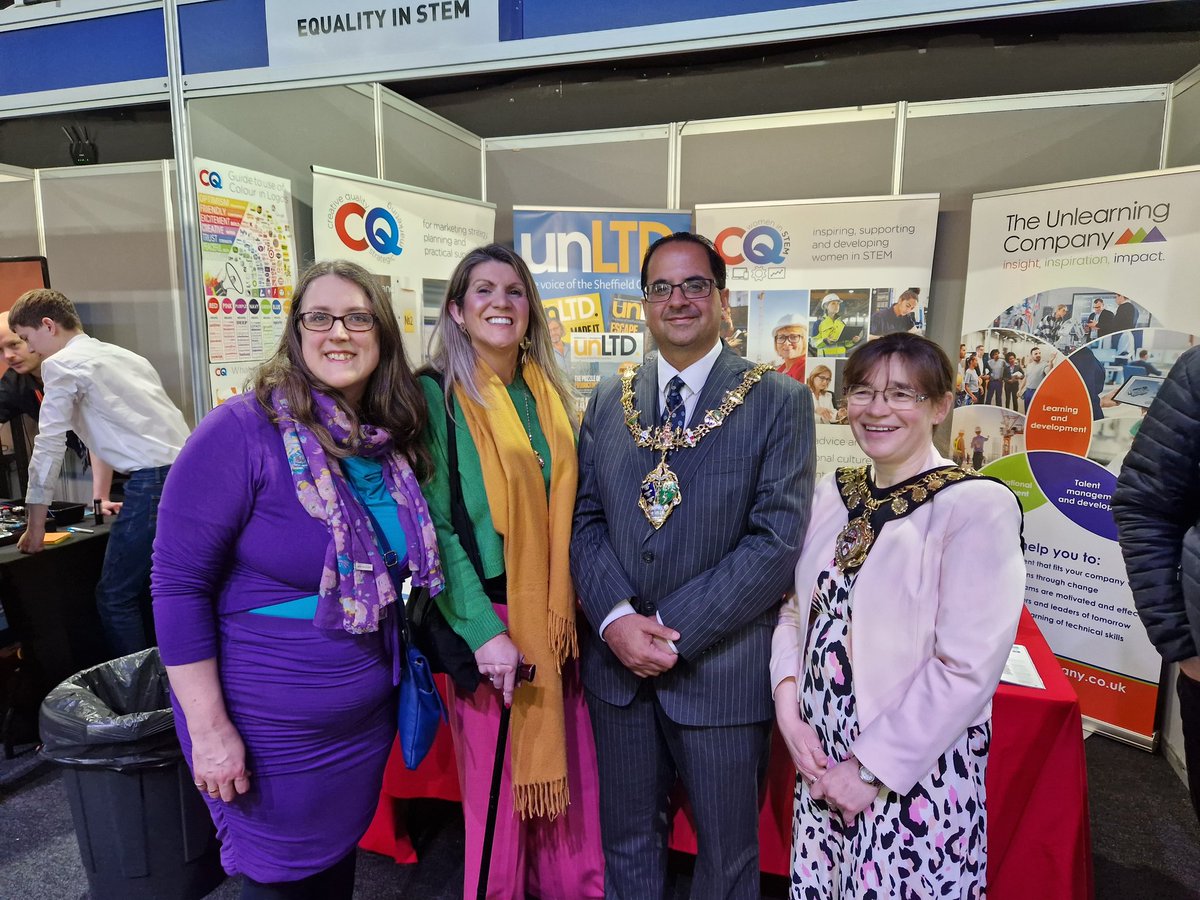 EqualitySTEMUK's tweet photo. A brilliant day at @GUTS_Careers with STEM, started with a business breakfast event with a focus on Skills for sustainability where the Master Cutler opened the event.

Delighted to have spoken to many young people &amp; teachers about our female role models.

#EqualityInSTEM https://t.co/mbbXyzdsfx