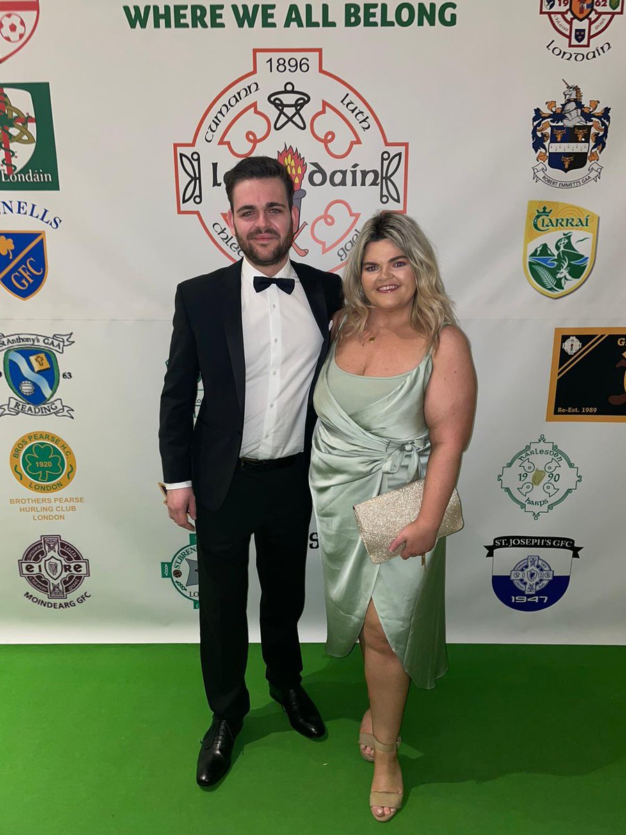 London GAA county board dinner dance a few weeks ago. Up London, up Clarets #LondainAbú #StClaretsAbú 🟢⚪️🏐