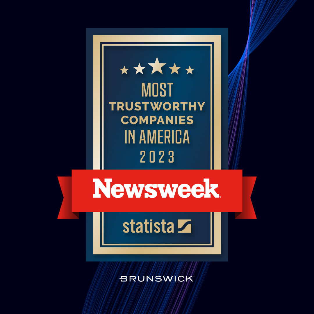 Brunswick_Corp_'s tweet photo. Brunswick ranks in the top 20 on @Newsweek's 2023 list of America’s Most Trustworthy Companies. Only 700 companies made the final list out of thousands. Learn more: https://t.co/P0V4bCeTr7
#NextNeverRests #BrunswickCorp #Trustworthy https://t.co/RoD6pdeQdm